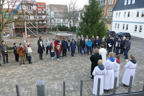 Eröffnung der Adventszeit auf dem Naumburger Marktplatz